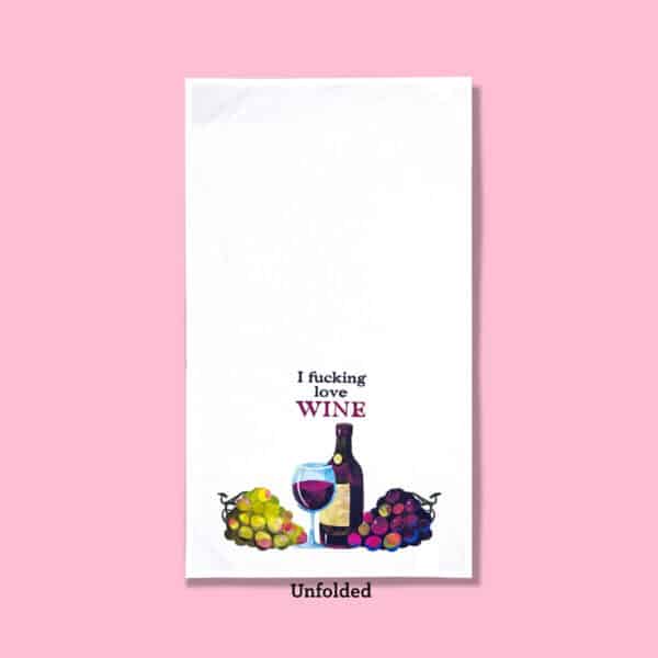 I Fucking Love Wine keittiöliina - Image 2