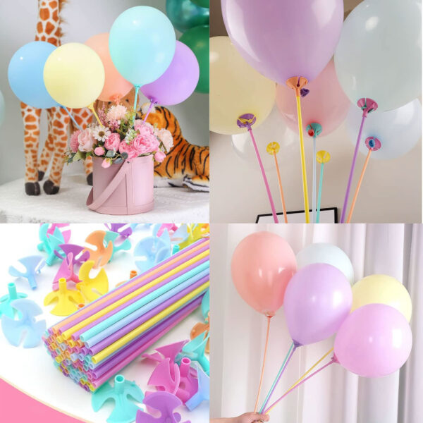 12 x Ilmapallotikku ja kuppi - Image 2