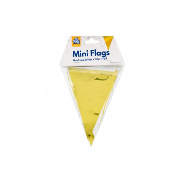 Lippuviirinauha folio valkoinen ja kulta 3m - Image 2