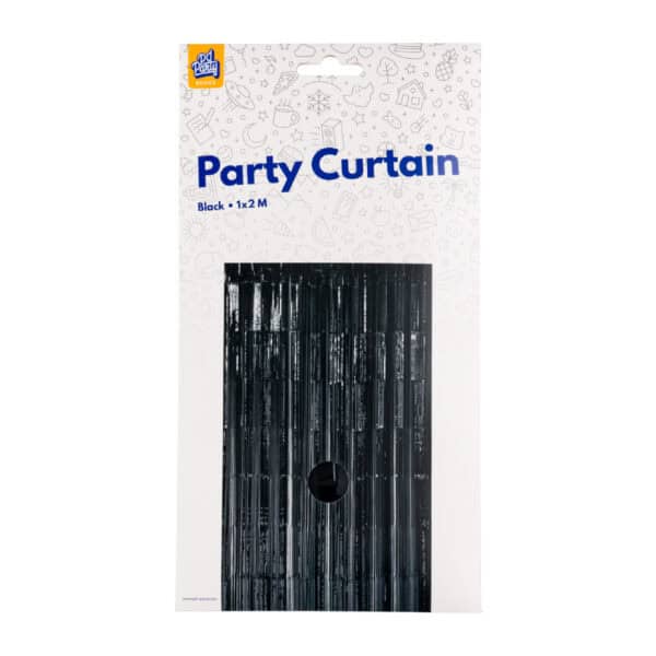 Kiiltoverho musta 100x200cm - Image 2