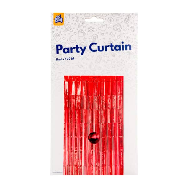 Kiiltoverho punainen 100x200cm - Image 2