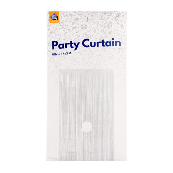 Kiiltoverho valkoinen 100x200cm - Image 2