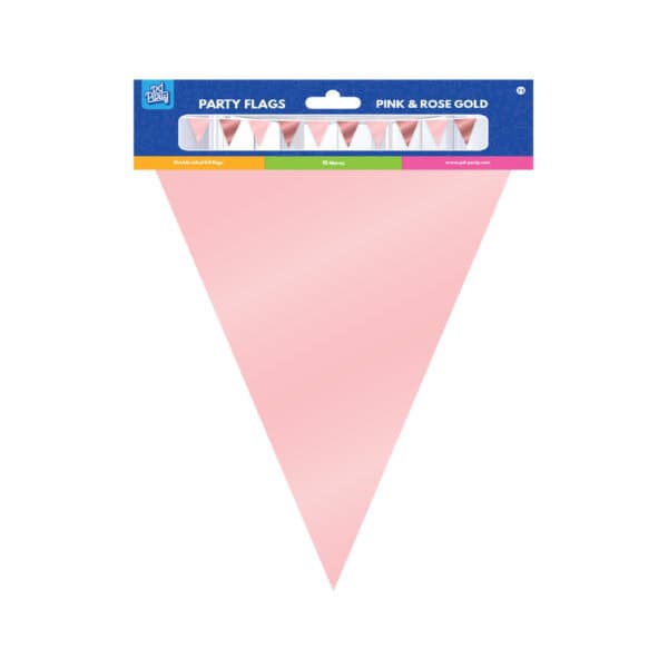 Lippuviirinauha folio ruusukulta ja pinkki 10m - Image 2