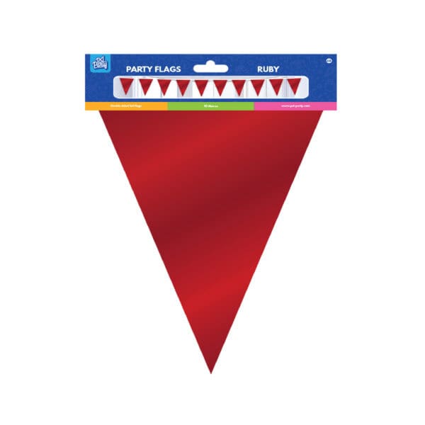 Lippuviirinauha folio rubiininpunainen 10m - Image 2