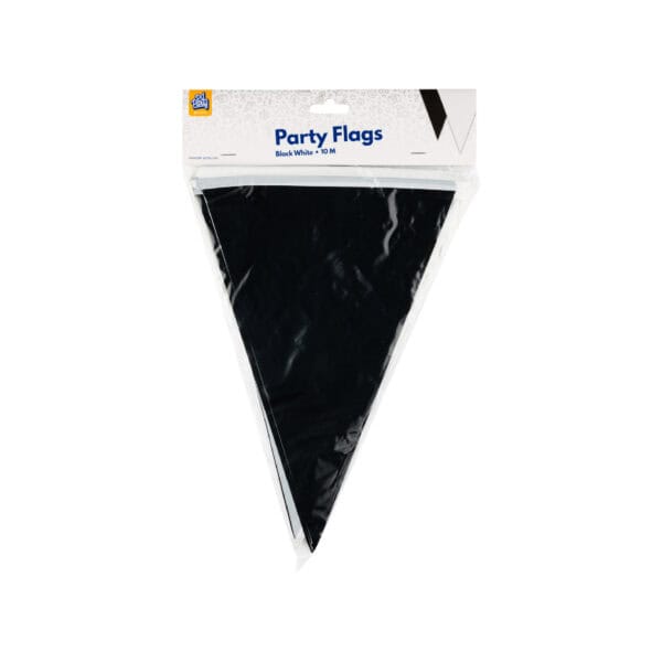 Lippuviirinauha musta ja valkoinen 10m - Image 2