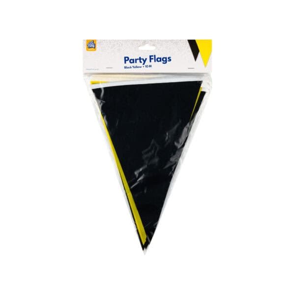 Lippuviirinauha musta ja keltainen 10m - Image 2