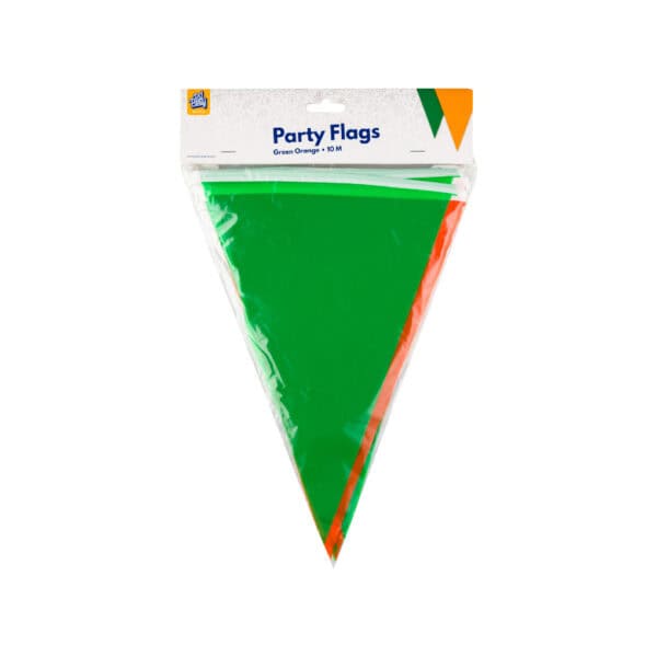 Lippuviirinauha oranssi ja vihreä 10m - Image 2