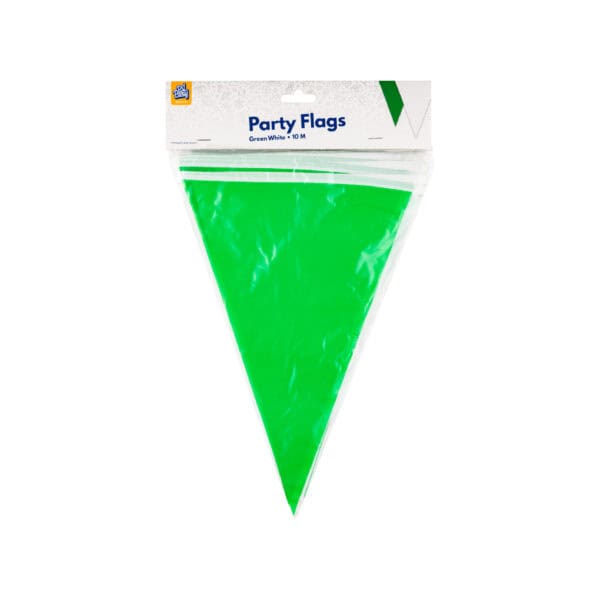 Lippuviirinauha vihreä ja valkoinen 10m - Image 2