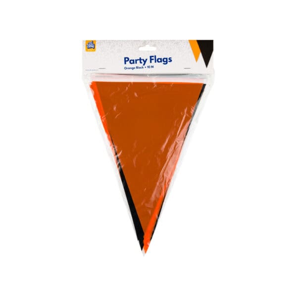 Lippuviirinauha oranssi ja musta 10m - Image 2