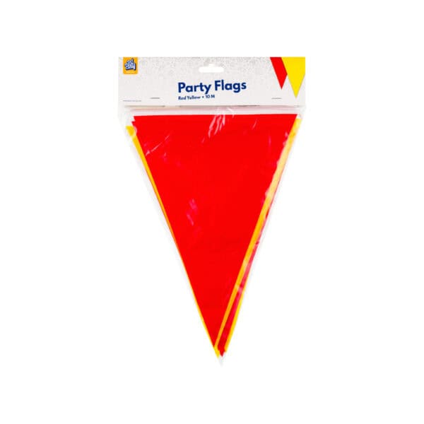 Lippuviirinauha punainen ja keltainen 10m - Image 2