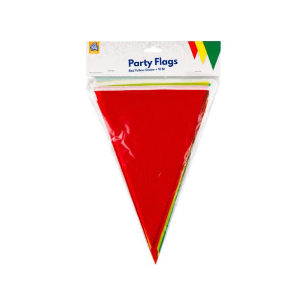 Lippuviirinauha punainen, keltainen, vihreä 10m - Image 2