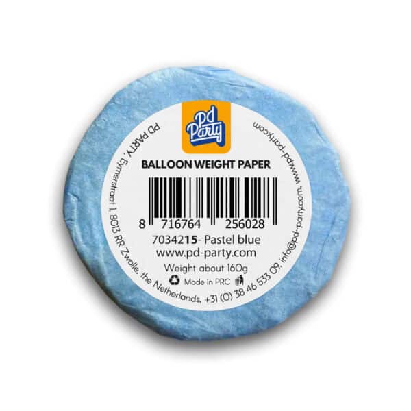 Ilmapallopaino 160g pastelli sininen - Image 3