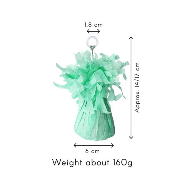 Ilmapallopaino 160g pastelli vihreä - Image 2