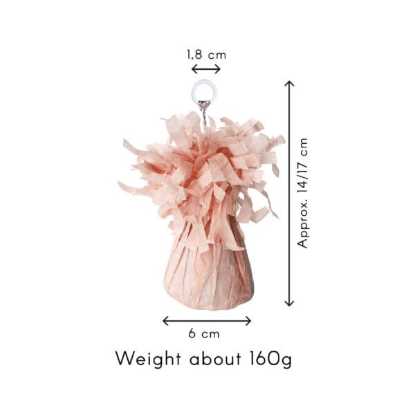 Ilmapallopaino 160g pastelli oranssi - Image 2