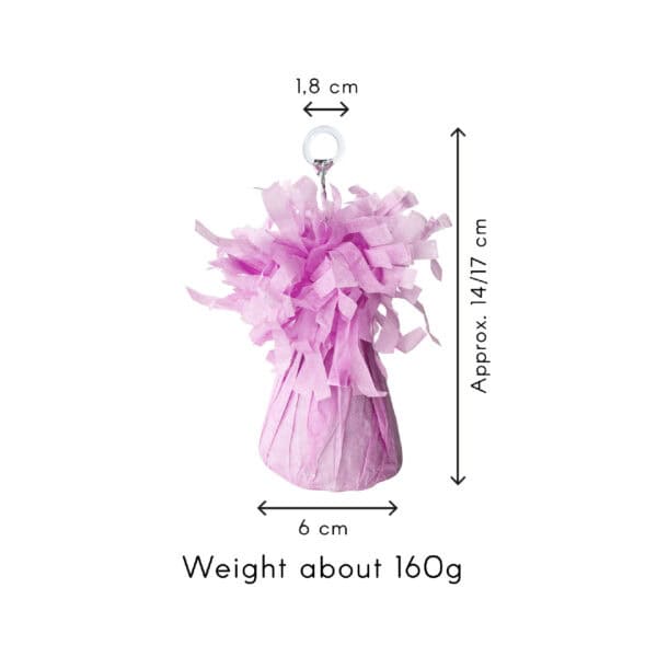 Ilmapallopaino 160g pastelli pinkki - Image 2