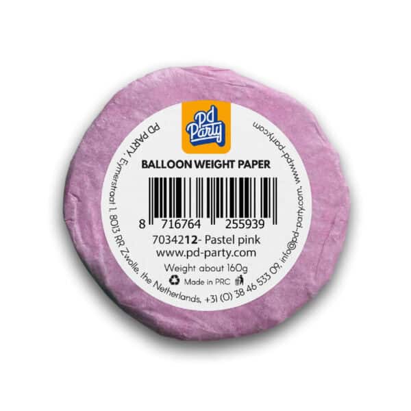 Ilmapallopaino 160g pastelli pinkki - Image 3